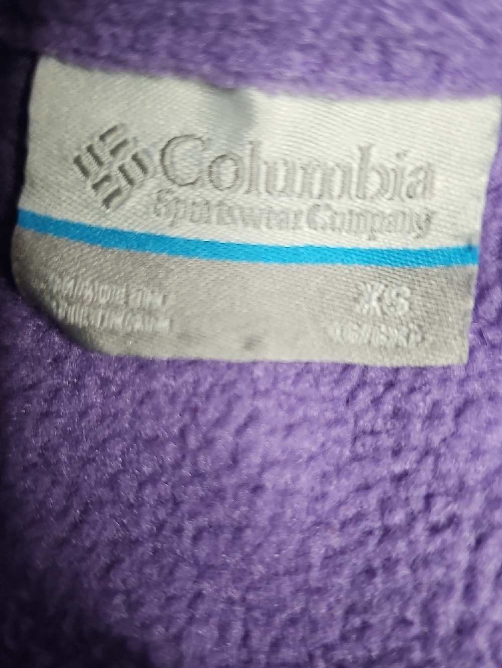 Columbia Lavender Full-Zip Fleece Jacket - Picture 4 of 5